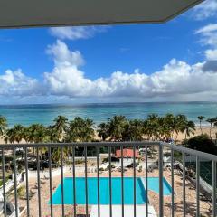 Ocean front 2 bedroom & bath in Isla Verde