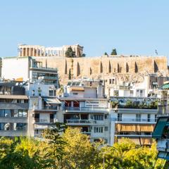 Bright Modern Apt View of the Acropolis 5 min walk