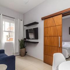 Apartamento a 140 metros da Praia de Santos