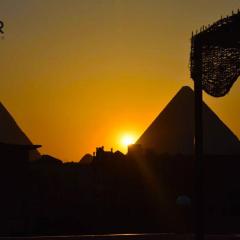 Badr pyramids view