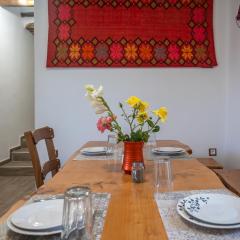 Stone Serenity,2BR Home in Sellia with Dreamy Sea Views