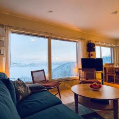 Ski in ski out lägenhet med fantastisk utsikt