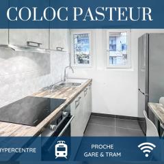 COLOC PASTEUR - Belle colocation de 3 chambres - Hypercentre - Proche Gare et Tram - Wifi gratuit