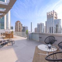 The Iconic Luxury 4BR Penthouse Near to Jumeirah Beach and Infront of DMCC Metro Station