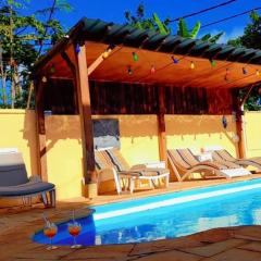 3 bedrooms villa with shared pool furnished terrace and wifi at Pointe aux Piments