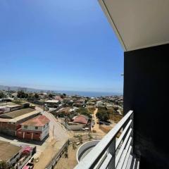 Vista a bahía Valparaíso