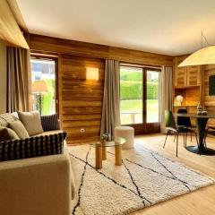 Megève Rochebrune, superbe appartement avec jardin