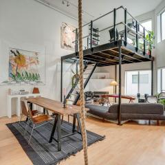 Mid-Century Loft in SoMa - Steps to Caltrain!