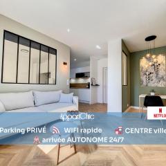 AppartChic - appartement standing - plein Centre & Parking privé