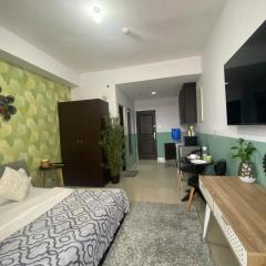 Nature Inspired Cozy Studio Rooms Mandaluyong Near Edsa Shaw Shangri-La Megamall at F Residences