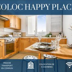 COLOC HAPPY PLACE - Belle colocation de 3 chambres - Wifi gratuit