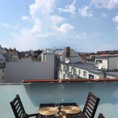 Rooftop apartment in and over Vienna