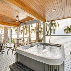 Hot Tub and Fire Pit Lakefront Home on Lake Eloise