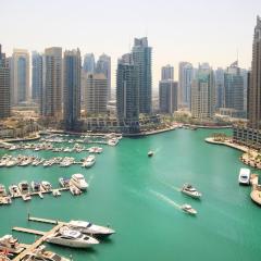 Panoramic Marina View 2BR Suite Damac Heights