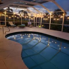 Tropical Breeze Canal Waterfront Home, Heated Pool