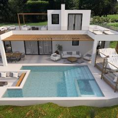 Villa Mourelo luxury villa in chania with private pool jacuzzi