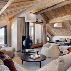 Luxury penthouse duplex ski in and out with spa