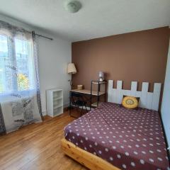 Jolie chambre avec vue dans appartement en colocation