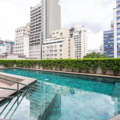 Setin Downtown Genebra - Apartamentos completos na Bela Vista com piscina