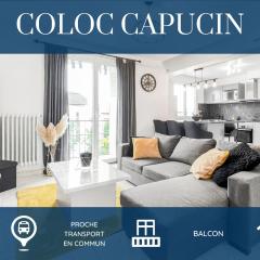 COLOC CAPUCIN - Belle colocation avec 3 chambres indépendantes / Balcon privé / Parking collectif / Wifi gratuit