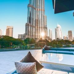 THE CLOSEST building to Burj Khalifa with Fountain View in Address Opera Residence