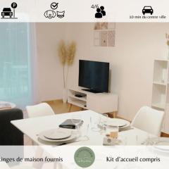 Cosy & Chic * T3 dans résidence * jardin & parking