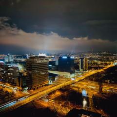 TOP City View from 23rd Floor - parking included