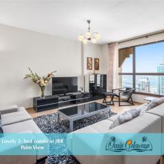 Lovely 2-bed condo in JBR - 5 mins from beach - Palm View!