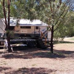 RV Caravan in Rural Setting on Edge of Town close to AgQuip