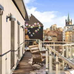 Dinbnb Apartments I Panoramic Rooftop I 700m to Oslo Central Station