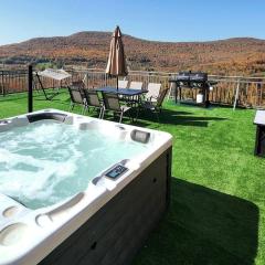 Modern Mountain House In Catskill Mountains NY with Hot Tub on the Roof