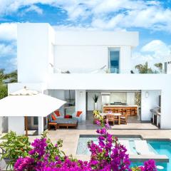 Oceanside 2 Bedroom Luxury Villa with Private Pool, 500ft from Long Bay Beach -V3