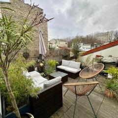 5P Chic Apt, Rooftop, Paris