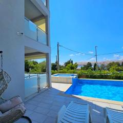 Villa Stella with pool and seaview