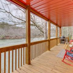 Toccoa Waterfront Hideaway with Fire Pit and Grill