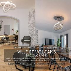 VILLE ET VOLCANS - Grand gite proche centre-ville pour 24 personnes