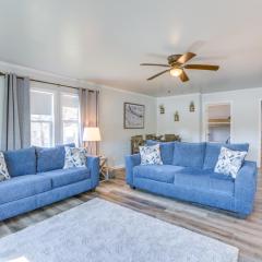 Bright Shelby Cottage with Deck and Creek Views!