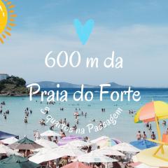 600m da Praia do Forte - 3 Quartos