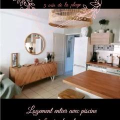 Joli appartement à 10 min de la plage