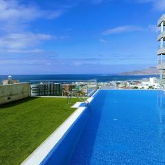 Luxury Las Canteras, pool & gym