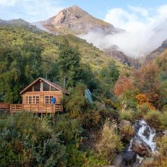 Cabañas en Parque Guaiquivilo con tinajas calientes