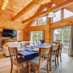 Hot Tub and Fire Pit Lakefront Cabin in White Haven