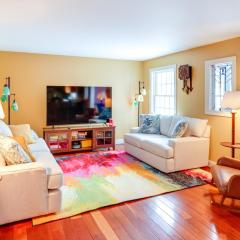 Colorful Milford Home on 7 Wooded Acres!