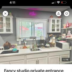 Fancy studio private entrance