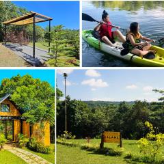 Uphill Cozy Cabins in an Island Lake for Family getaway