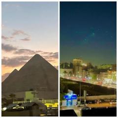 pyramids and city view INN