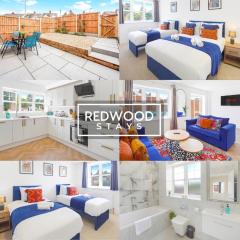 BRAND NEW Spacious 4 Bedroom Houses For Contractors & Families with FREE Parking, Garden, Fast Wifi and Netflix By REDWOOD STAYS