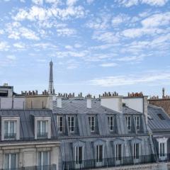 1 Bedroom#Haussmann#Amazing view#EffeilTower#AC