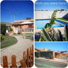 Lorca- cottage - sleeps 4 - pet friendly - pool