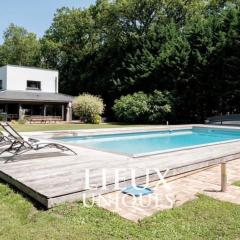 Villa de 4 chambres avec piscine privee jardin clos et wifi a Vouzeron